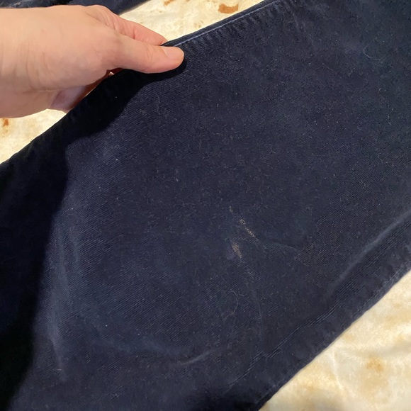 Lauren Jeans Co. Ralph Lauren Navy Corduroy Pants - Size 16 - Picture 3 of 6